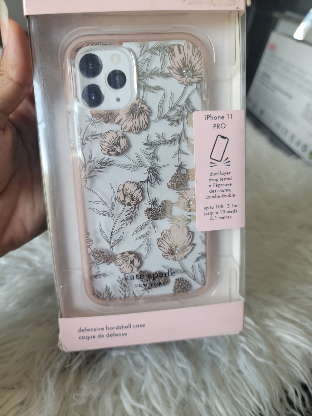 kate spade Pink Floral iPhone 11 Pro Hardshell Case